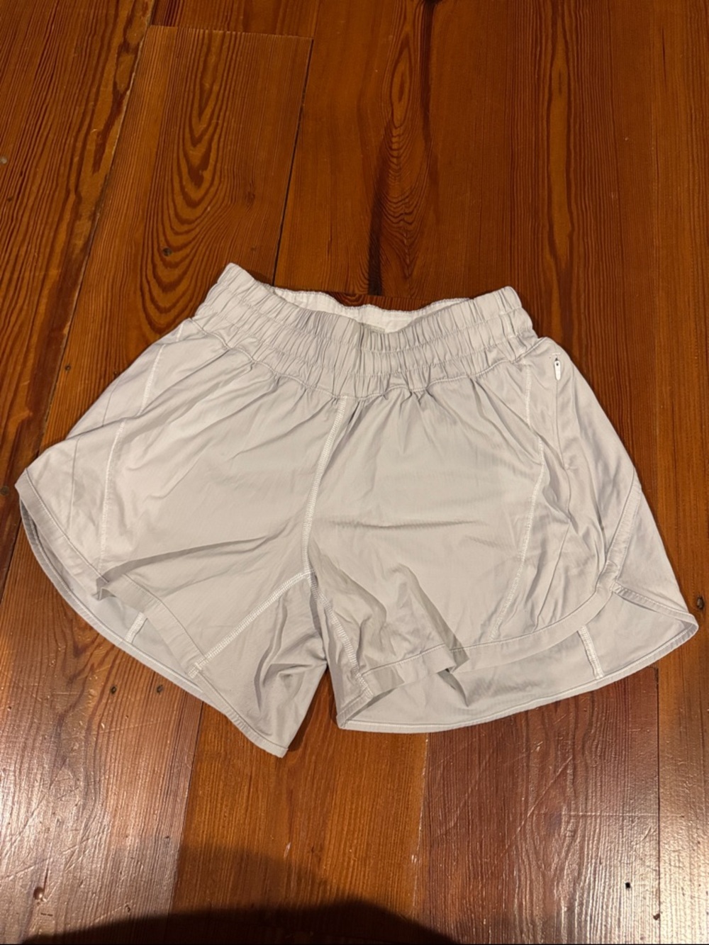 lululemon athletica Light Gray Athletic Running Shorts